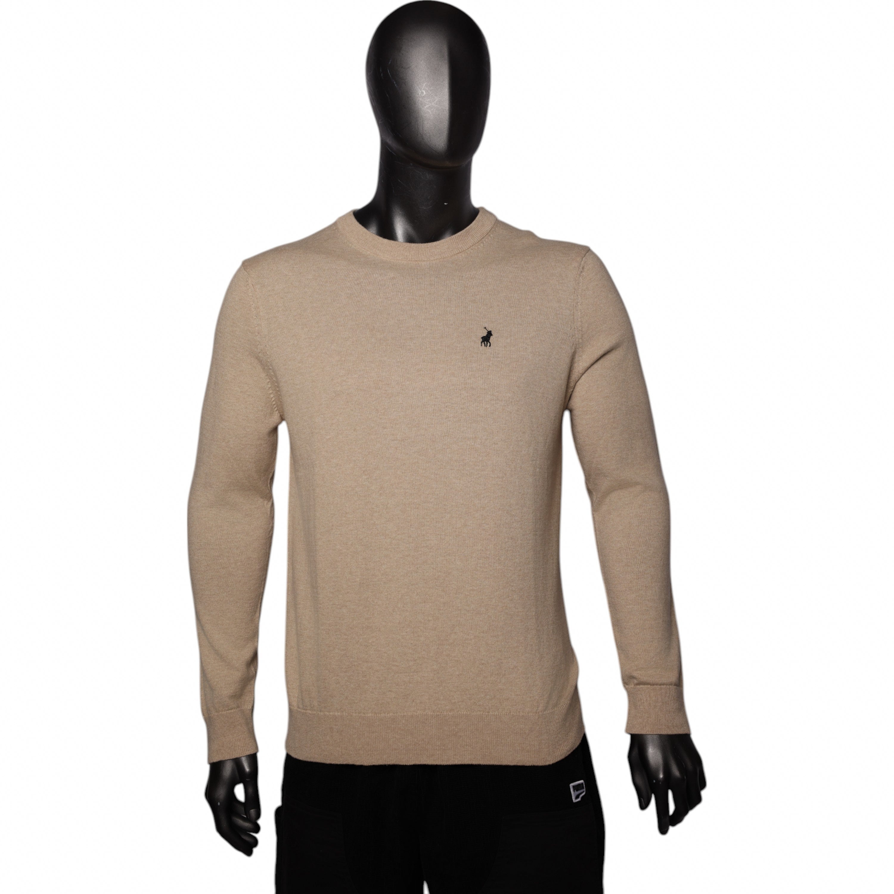 Polo Sweater Essential Logo Taupe